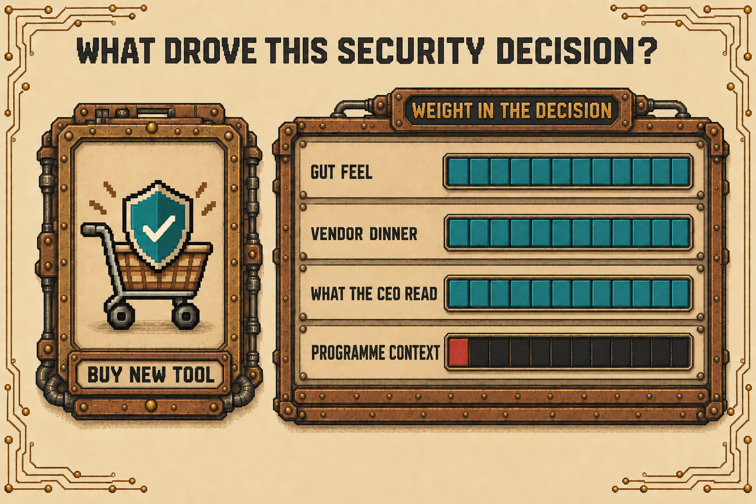 Vendor Dinners Shape More Security Decisions Than Anything GRC Produces